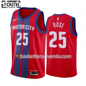 Maillot Basket Detroit Pistons Derrick Rose 25 2019-20 Nike City Edition Swingman - Enfant